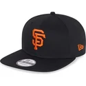schwarze-flache-snapback-kappe-9fifty-essential-der-san-francisco-giants-mlb-von-new-era