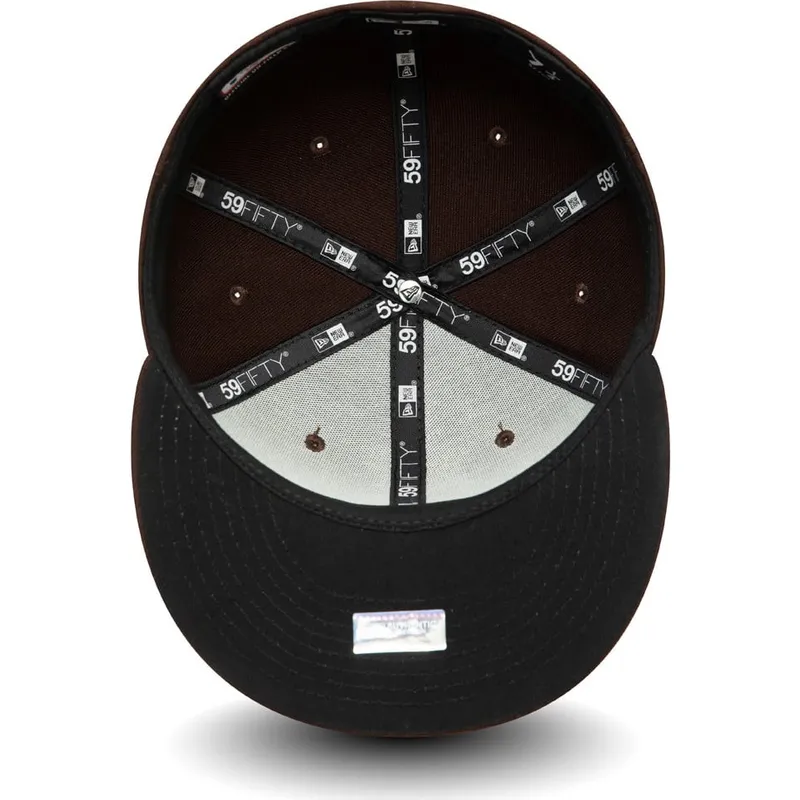 brun-platt-keps-justerad-59fifty-authentic-on-field-fran-san-diego-padres-mlb-av-new-era