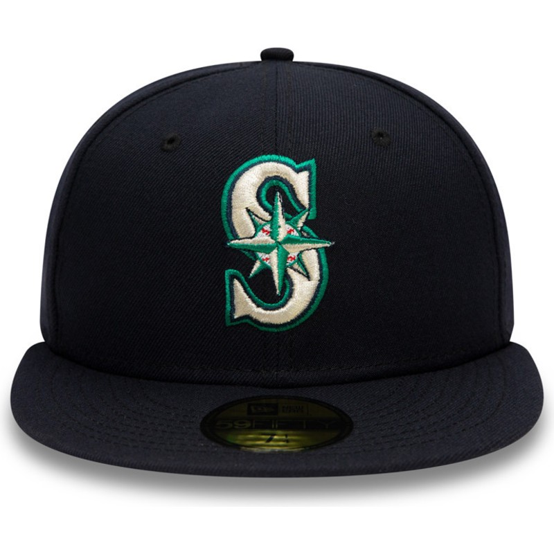 new-era-flat-brim-59fifty-authentic-on-field-seattle-mariners-mlb-navy-blue-fitted-cap