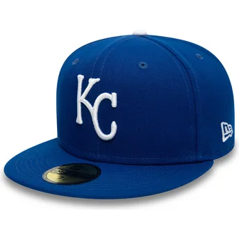 Čepice rovná modrá přiléhavá 59FIFTY Authentic On Field Kansas City Royals MLB New Era