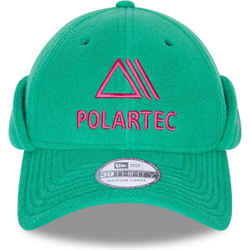 cepice-zaoblena-zelena-prilehavy-39thirty-polartec-dog-ear-fleece-new-era