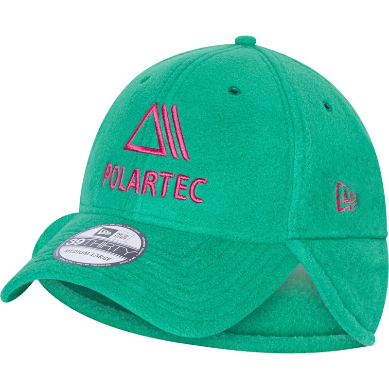 cepice-zaoblena-zelena-prilehavy-39thirty-polartec-dog-ear-fleece-new-era