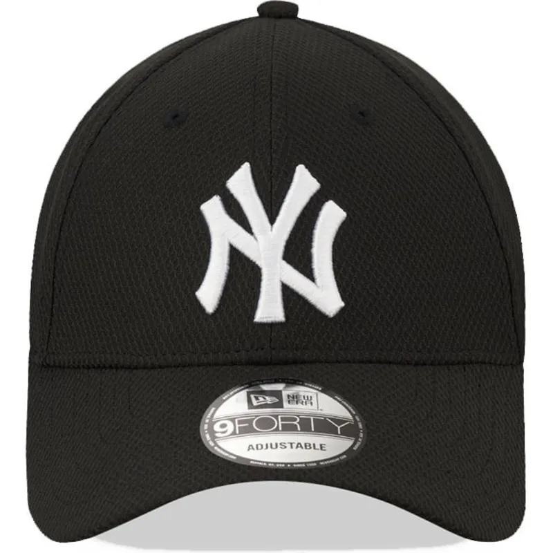 svart-justerbar-kurvad-keps-9forty-diamond-era-fran-new-york-yankees-mlb-av-new-era