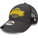 new-era-9forty-home-field-los-angeles-lakers-nba-grey-adjustable-trucker-hat