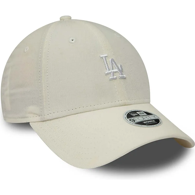 cepice-zaoblena-bezova-nastavitelny-9forty-cord-mini-los-angeles-dodgers-mlb-new-era