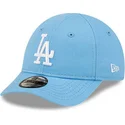 verstellbare-hellblaue-kappe-fur-kleinkinder-9forty-league-essential-der-los-angeles-dodgers-mlb-von-new-era