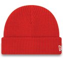 new-era-cuff-rib-short-red-beanie