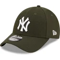 verstellbare-grune-kappe-9forty-the-league-melton-new-york-yankees-mlb-von-new-era