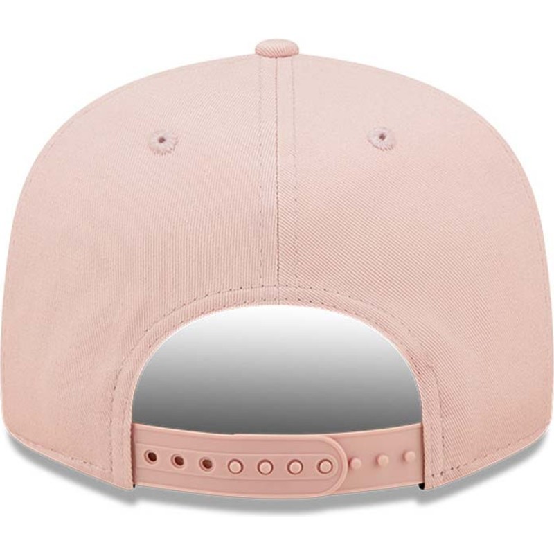 new-era-flat-brim-9fifty-league-essential-new-york-yankees-mlb-pink-snapback-cap