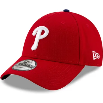 Čepice zaoblená červená nastavitelný 9FORTY League Philadelphia Phillies MLB New Era