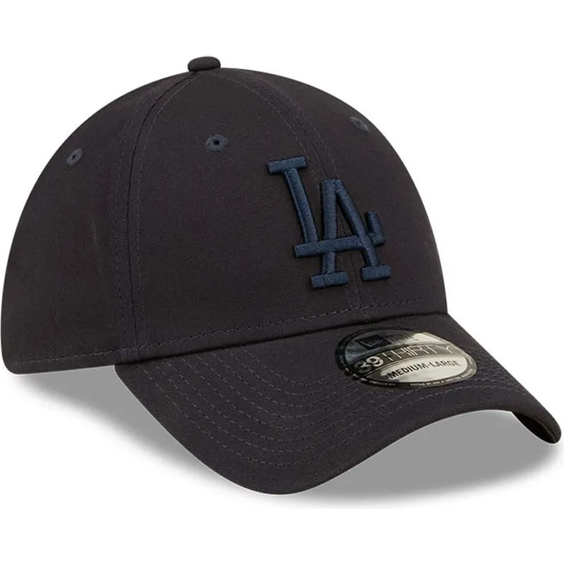 cap-zaoblena-navy-blue-ajustada-39thirty-league-essential-los-angeles-dodgers-mlb-new-era