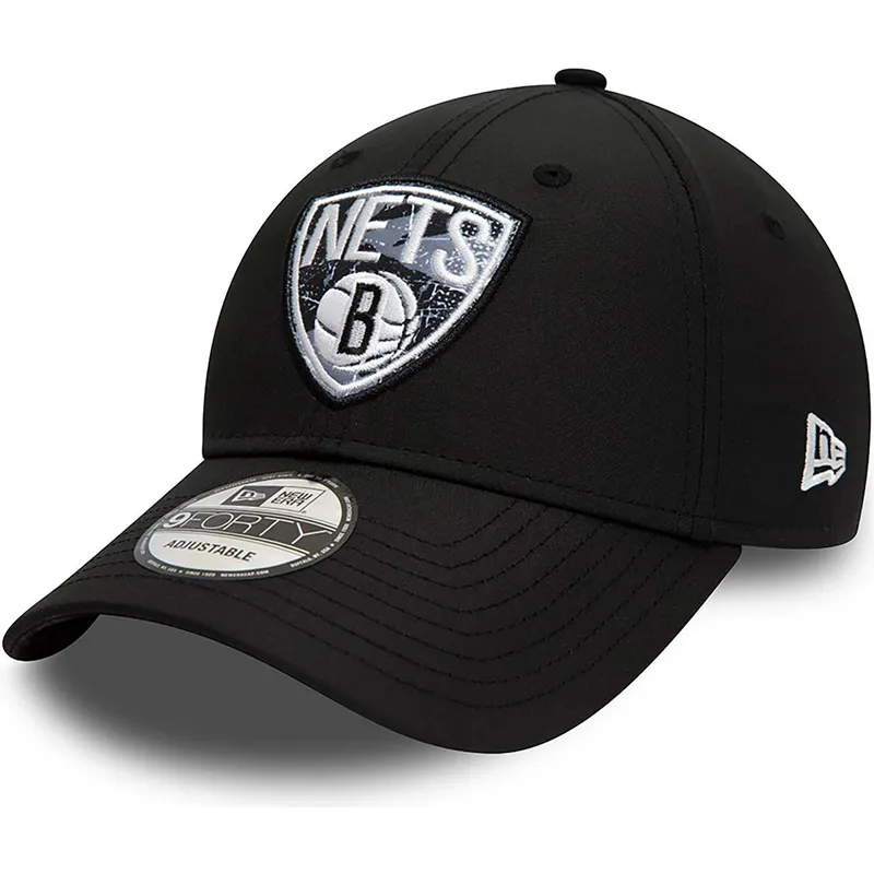 cepice-zaoblena-cerna-nastavitelny-9forty-print-infill-brooklyn-nets-nba-new-era