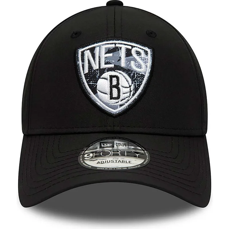 cepice-zaoblena-cerna-nastavitelny-9forty-print-infill-brooklyn-nets-nba-new-era