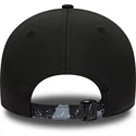 verstellbare-schwarze-9forty-print-infill-kappe-der-brooklyn-nets-nba-von-new-era