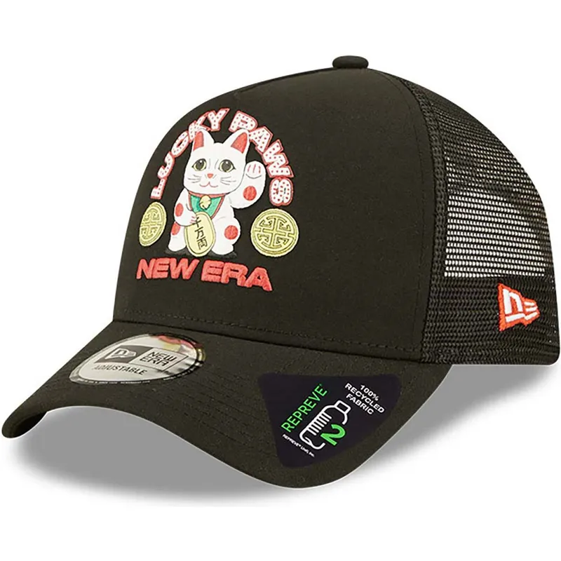 cepice-zaoblena-cerna-snapback-a-frame-repreve-lucky-paws-new-era cepice-zaoblena-cerna-snapback-a-frame-repreve-lucky-paws-new-era