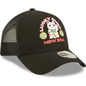 cepice-zaoblena-cerna-snapback-a-frame-repreve-lucky-paws-new-era