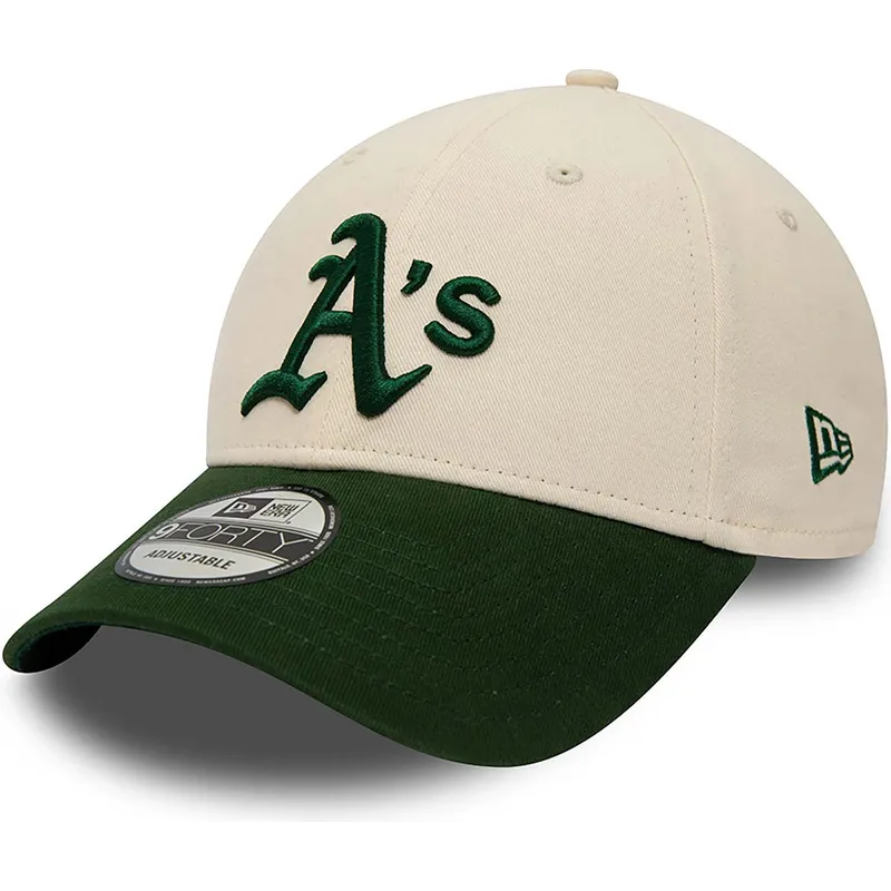 cepice-zaoblena-bezova-nastavitelny-9forty-oakland-athletics-mlb-new-era