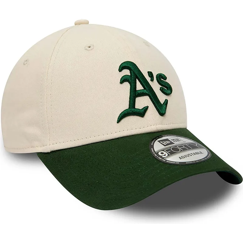 cepice-zaoblena-bezova-nastavitelny-9forty-oakland-athletics-mlb-new-era