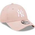 cepice-zaoblena-ruzova-nastavitelny-9forty-league-essential-new-york-yankees-mlb-new-era