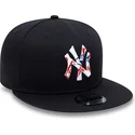 new-era-9fifty-snapback-kappe-navy-team-infill-logo-der-new-york-yankees-mlb