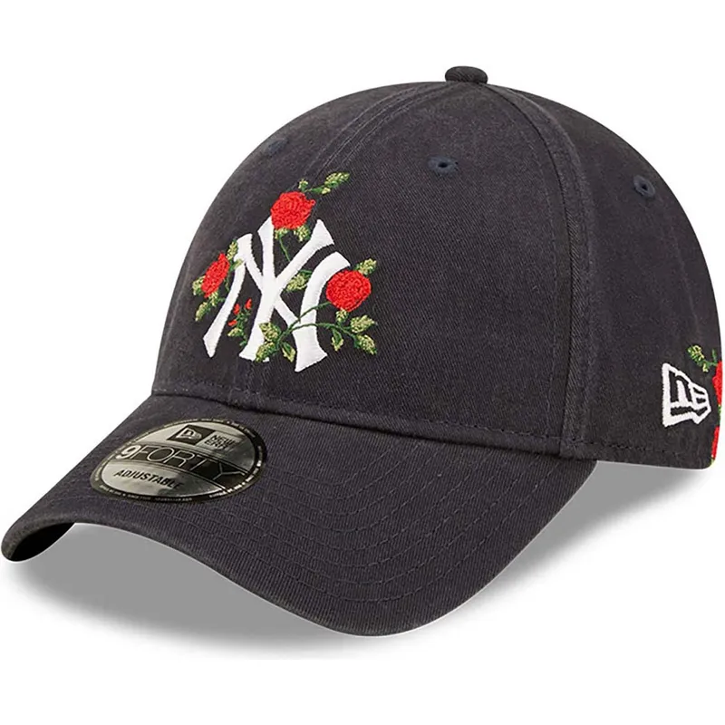 cepice-zaoblena-namornicka-modra-nastavitelny-9forty-flower-new-york-yankees-mlb-new-era