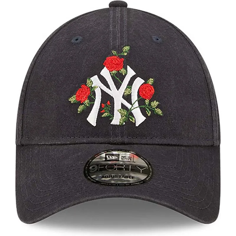 cepice-zaoblena-namornicka-modra-nastavitelny-9forty-flower-new-york-yankees-mlb-new-era