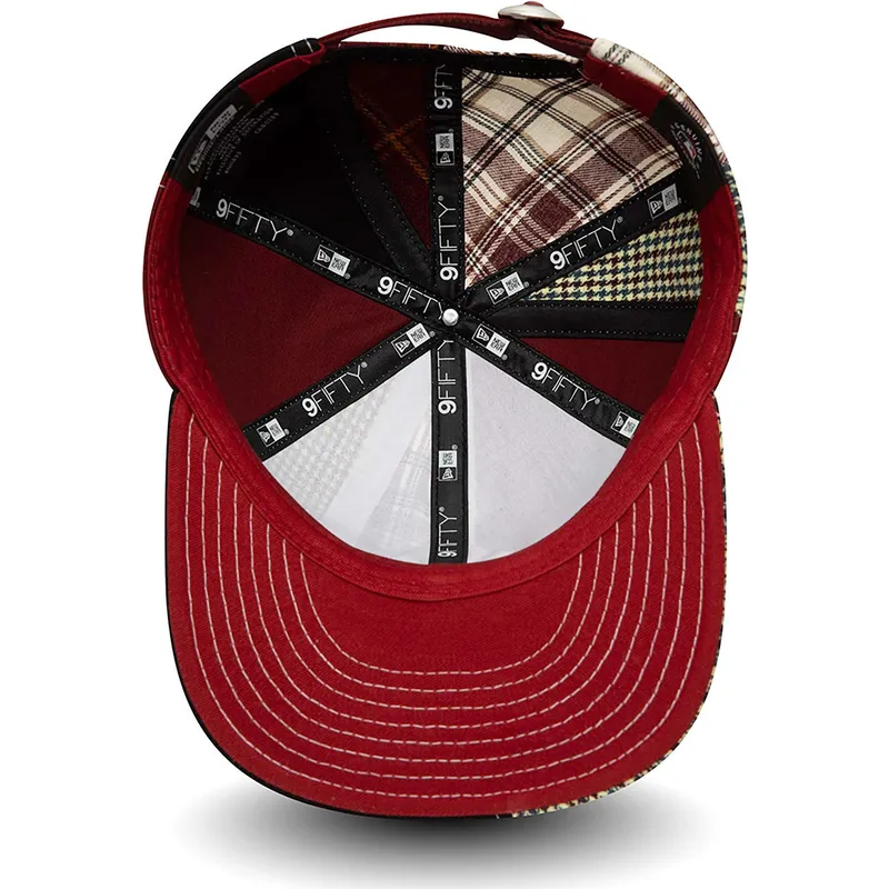 cepice-rovna-cervena-nastavitelny-9fifty-patch-panel-new-york-yankees-mlb-new-era cepice-rovna-cervena-nastavitelny-9fifty-patch-panel-new-york-yankees-mlb-new-era