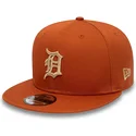 cepice-rovna-hneda-snapback-9fifty-side-patch-detroit-tigers-mlb-new-era
