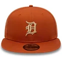 cepice-rovna-hneda-snapback-9fifty-side-patch-detroit-tigers-mlb-new-era