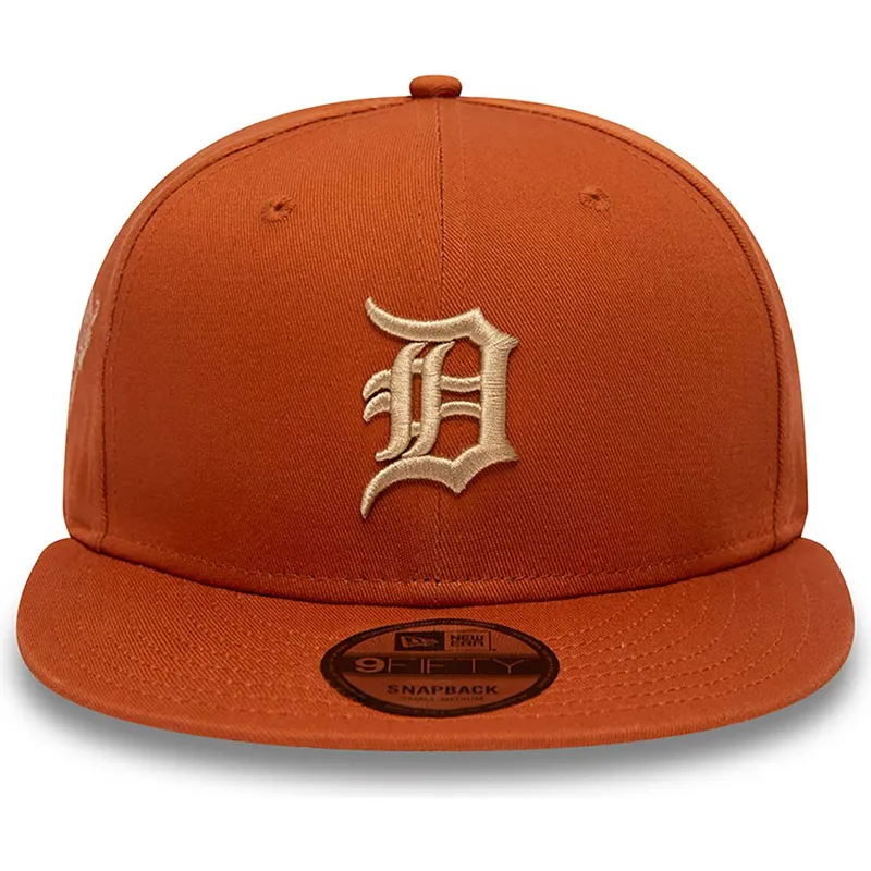 cepice-rovna-hneda-snapback-9fifty-side-patch-detroit-tigers-mlb-new-era