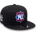 new-era-new-york-yankees-mlb-9fifty-diamond-patch-snapback-kappe-in-marineblau