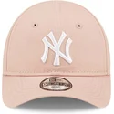 cepice-zaoblena-ruzova-nastavitelny-pro-deti-9forty-league-essential-new-york-yankees-mlb-new-era