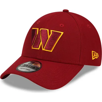 Rote verstellbare Curved Cap 9FORTY The League Washington Commanders NFL von New Era