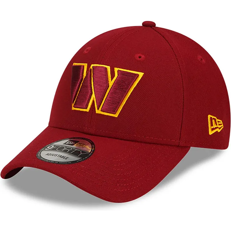cepice-zaoblena-cervena-nastavitelny-9forty-the-league-washington-commanders-nfl-new-era