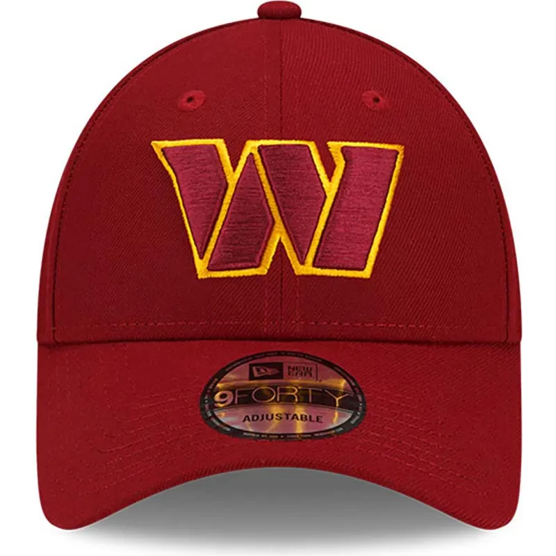 cepice-zaoblena-cervena-nastavitelny-9forty-the-league-washington-commanders-nfl-new-era
