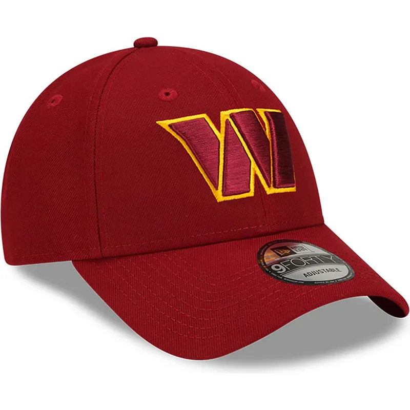 cepice-zaoblena-cervena-nastavitelny-9forty-the-league-washington-commanders-nfl-new-era