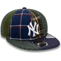 new-era-9fifty-patch-panel-new-york-yankees-mlb-verstellbare-kappe-in-marineblau-und-grun