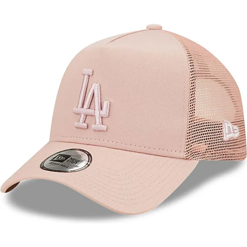 cepice-zaoblena-ruzova-snapback-a-frame-tonal-mesh-los-angeles-dodgers-mlb-new-era