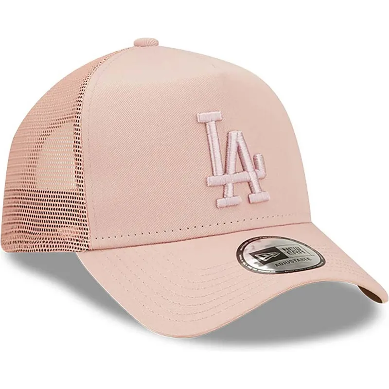 cepice-zaoblena-ruzova-snapback-a-frame-tonal-mesh-los-angeles-dodgers-mlb-new-era