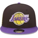 schwarze-und-violette-snapback-flachkappe-9fifty-team-patch-der-los-angeles-lakers-nba-von-new-era