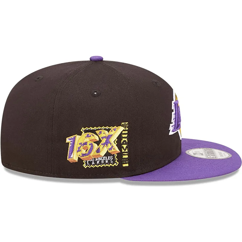 cepice-rovna-cerna-snapback-9fifty-team-patch-los-angeles-lakers-nba-new-era