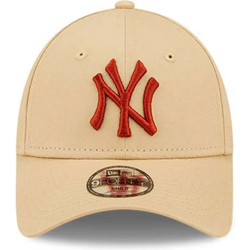 cepice-zaoblena-bezova-nastavitelny-pro-deti-9forty-league-essential-new-york-yankees-mlb-new-era