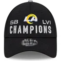 cepice-zaoblena-cerna-nastavitelny-pasek-9forty-super-bowl-champions-lvi-2022-los-angeles-rams-nfl-new-era