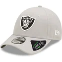 verstellbare-graue-9forty-repreve-kappe-der-las-vegas-raiders-nfl-von-new-era