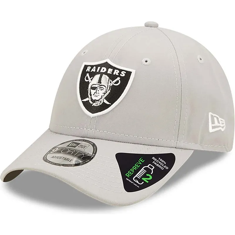 cepice-zaoblena-seda-nastavitelny-9forty-repreve-las-vegas-raiders-nfl-new-era
