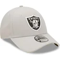 verstellbare-graue-9forty-repreve-kappe-der-las-vegas-raiders-nfl-von-new-era