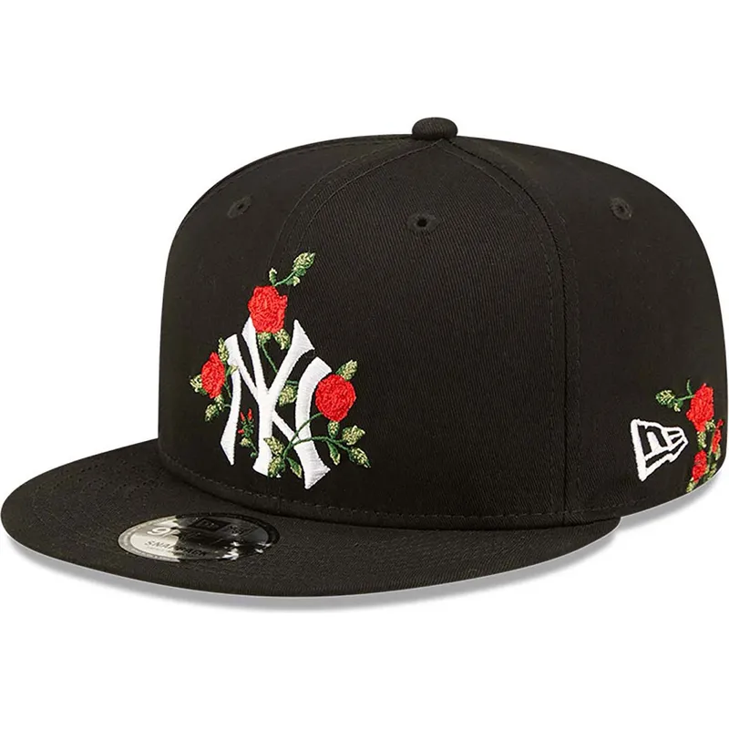cepice-rovna-cerna-snapback-9fifty-flower-new-york-yankees-mlb-new-era