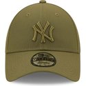 new-era-curved-brim-green-logo-9forty-repreve-new-york-yankees-mlb-green-snapback-cap