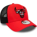 chicago-bulls-nba-new-era-a-frame-camo-infill-rot-schwarze-trucker-kappe