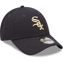 verstellbare-9forty-repreve-chicago-white-sox-mlb-kappe-in-marineblau-von-new-era